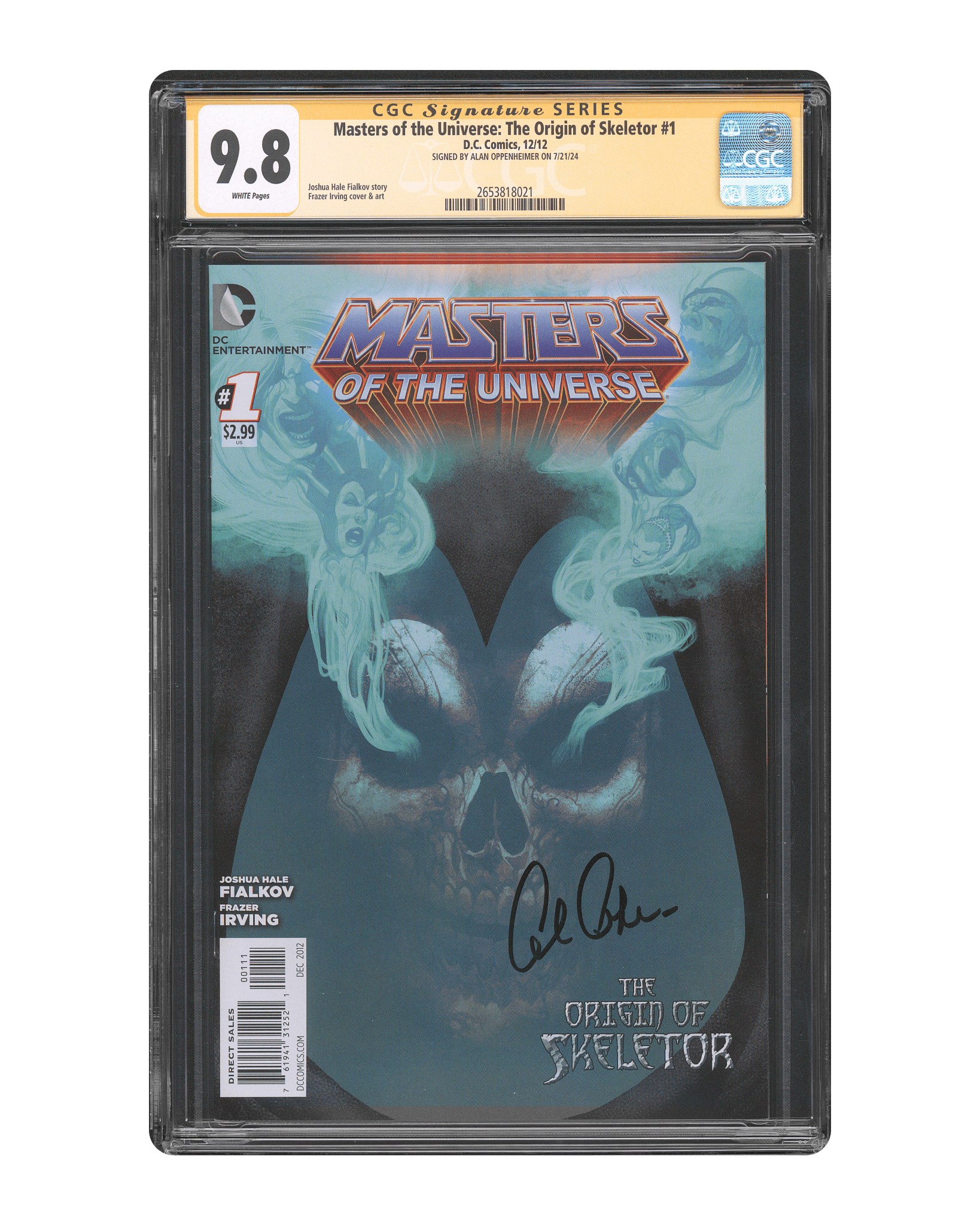 Alan Oppenheimer CGC Signature Series Comic 9.8 Masters of the Universe: The Origin of Skeletor #1 - Teddy's