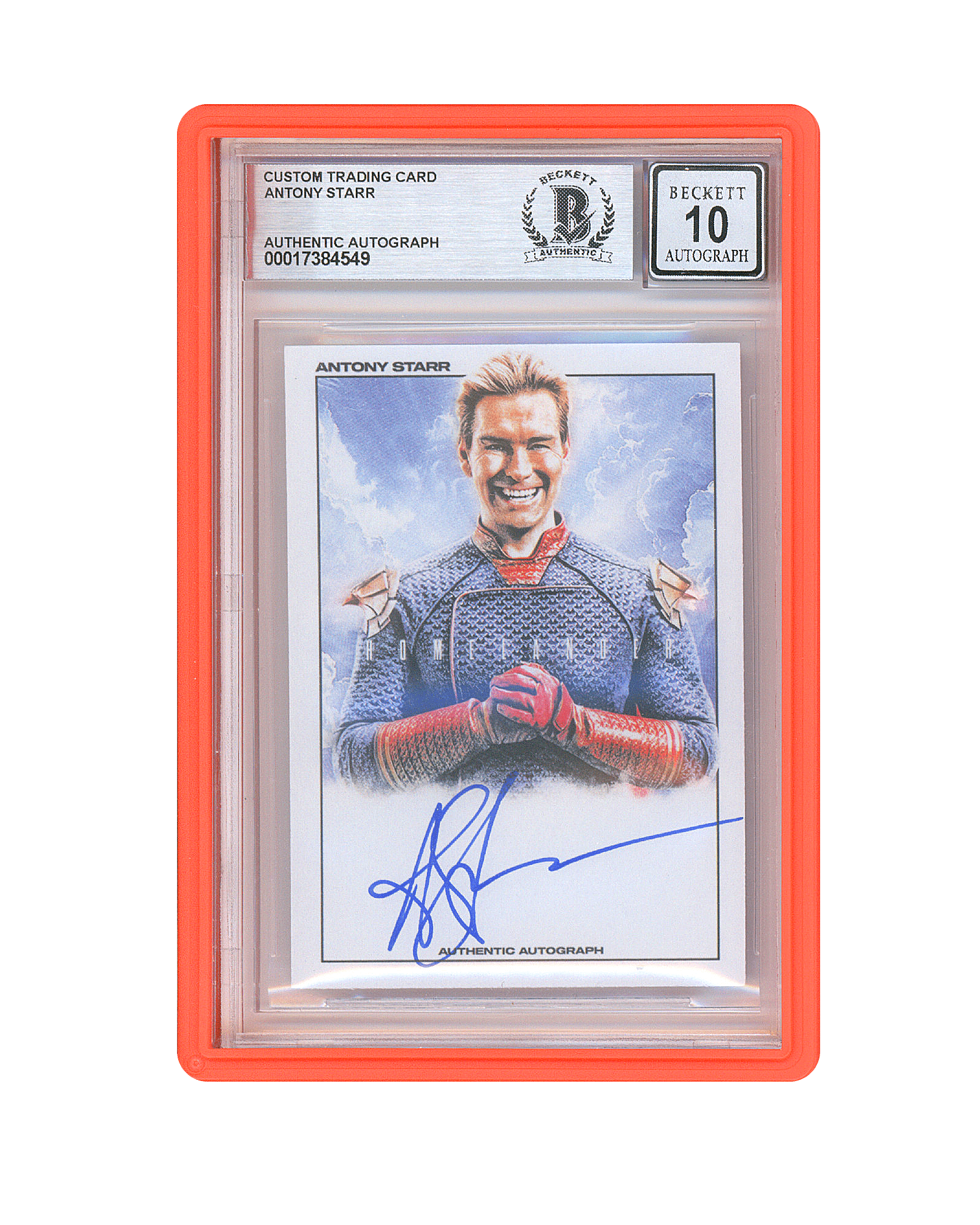 Antony Starr Signed Custom The Boys Card - Teddy's