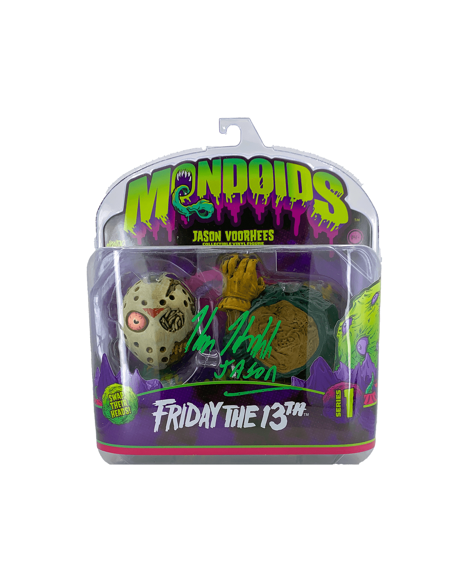 Kane Hodder Signed Jason Voorhees Mondoid Vinyl Figure - Teddy's