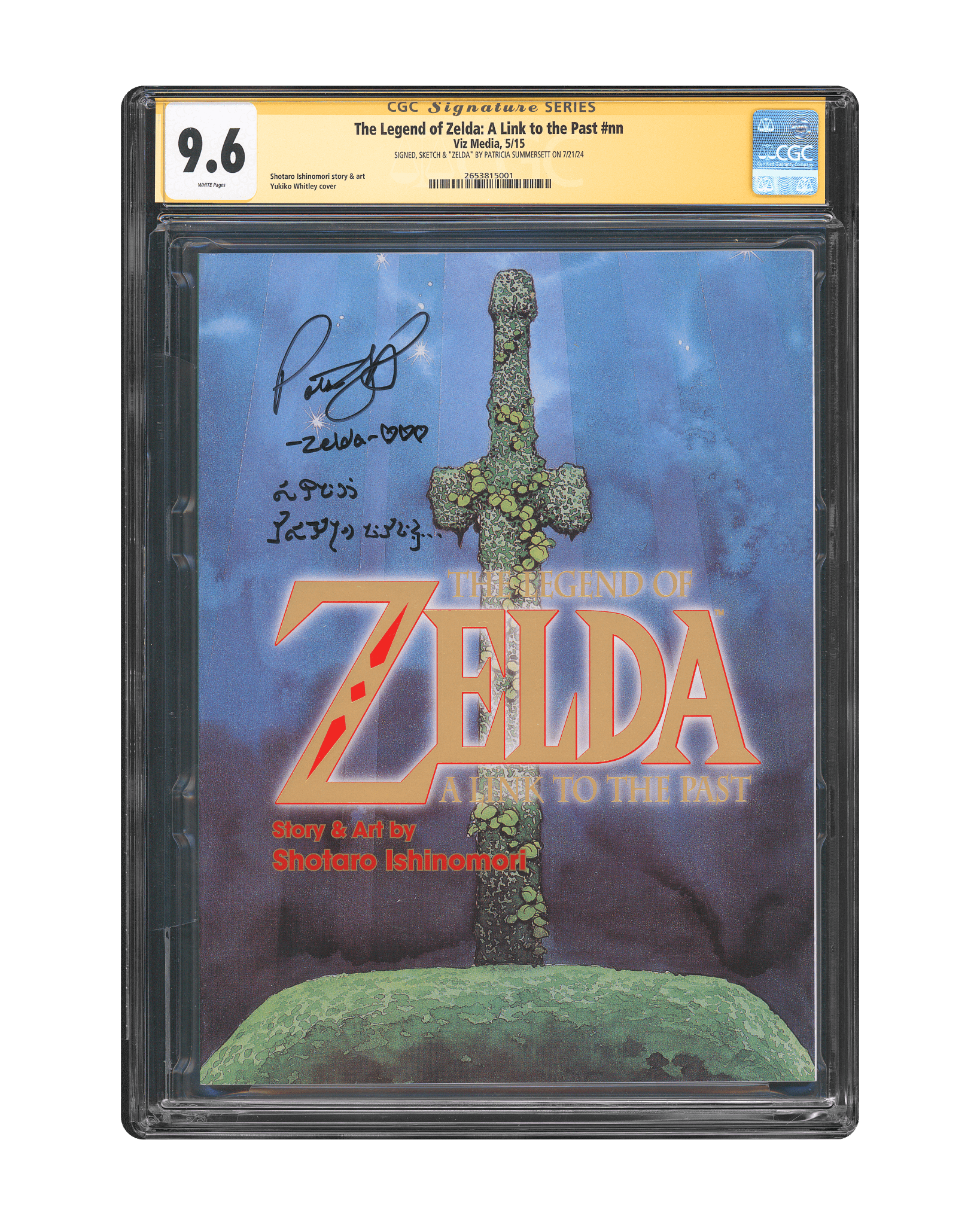 Patricia Summersett CGC Signature Series Comic 9.8 The Legend of Zelda: A Link to the Past - Teddy's