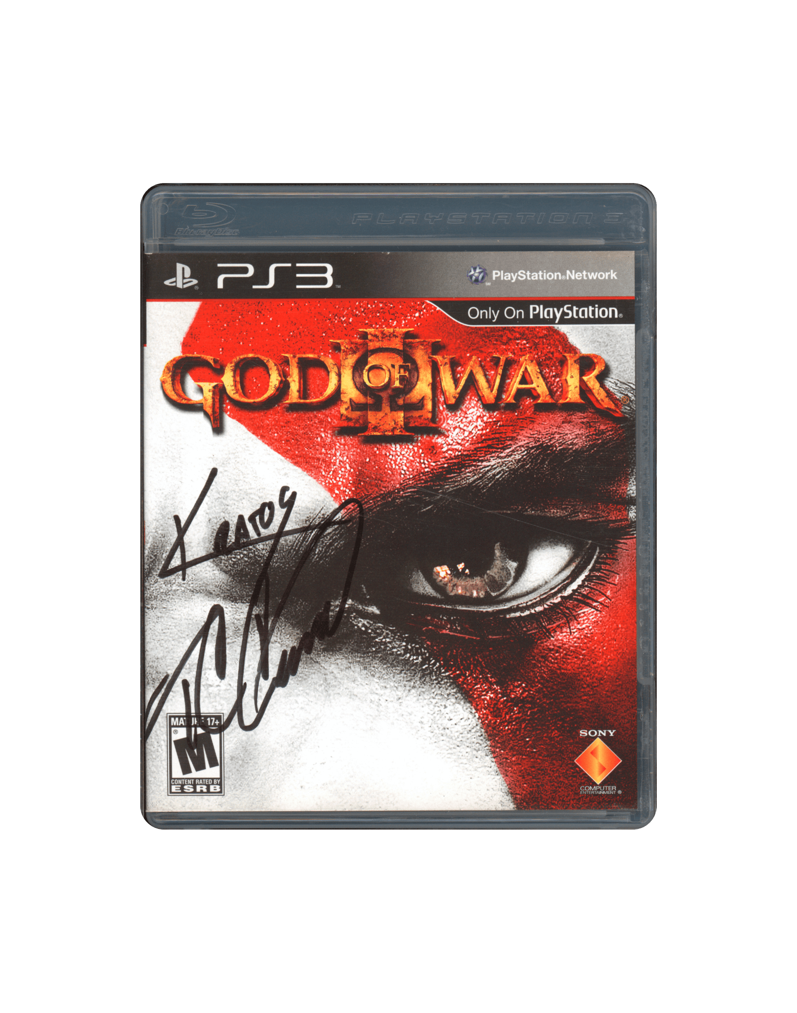 T.C. Carson Signed God of War III PS3 Game - Teddy's