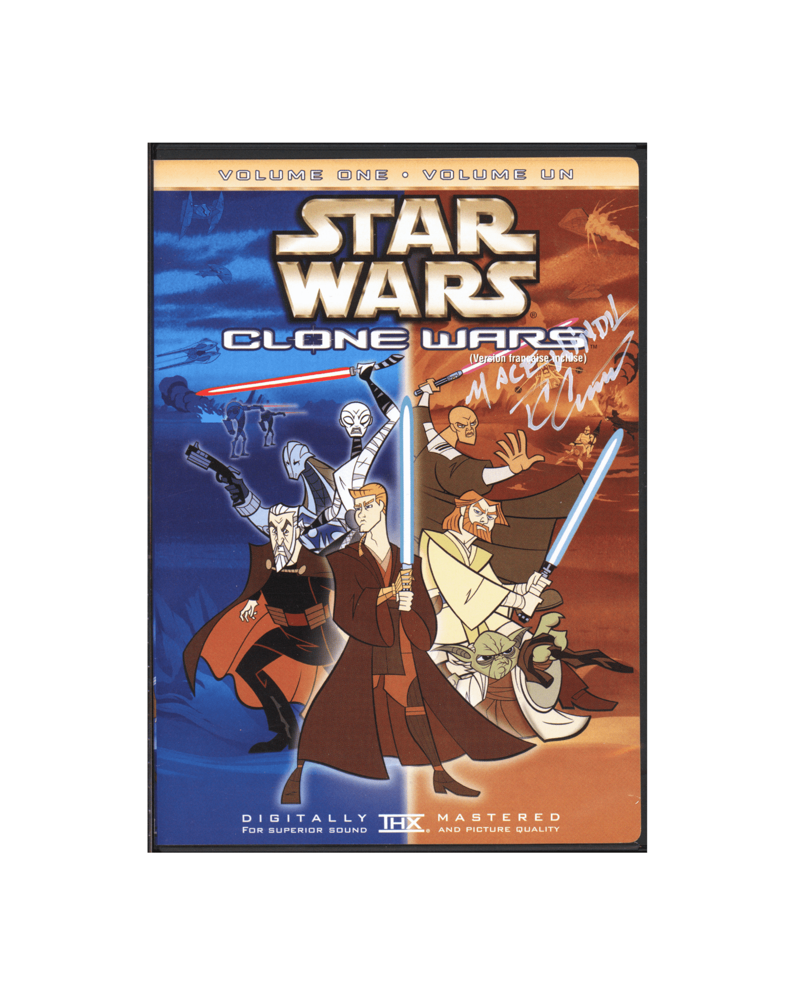 T.C. Carson Signed Star Wars: Clone Wars DVD - Teddy's